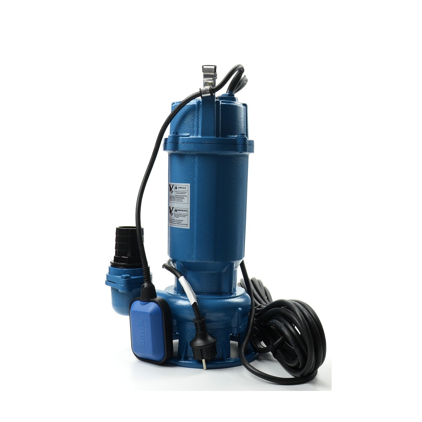 Furiatka 1500 (1,5 kW, 230 V) pompa zatapialna z rozdrabniaczem z pływakiem