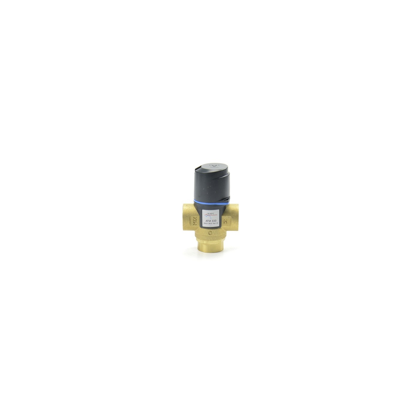 Termostatyczny zawór mieszający ATM 333 DN20 Rp3/4" 35÷60°C Kvs 1,6 m³/h Termostatyczny zawór mieszający ATM 333 DN20 Rp3/4" 35÷60°C Kvs 1,6 m³/h