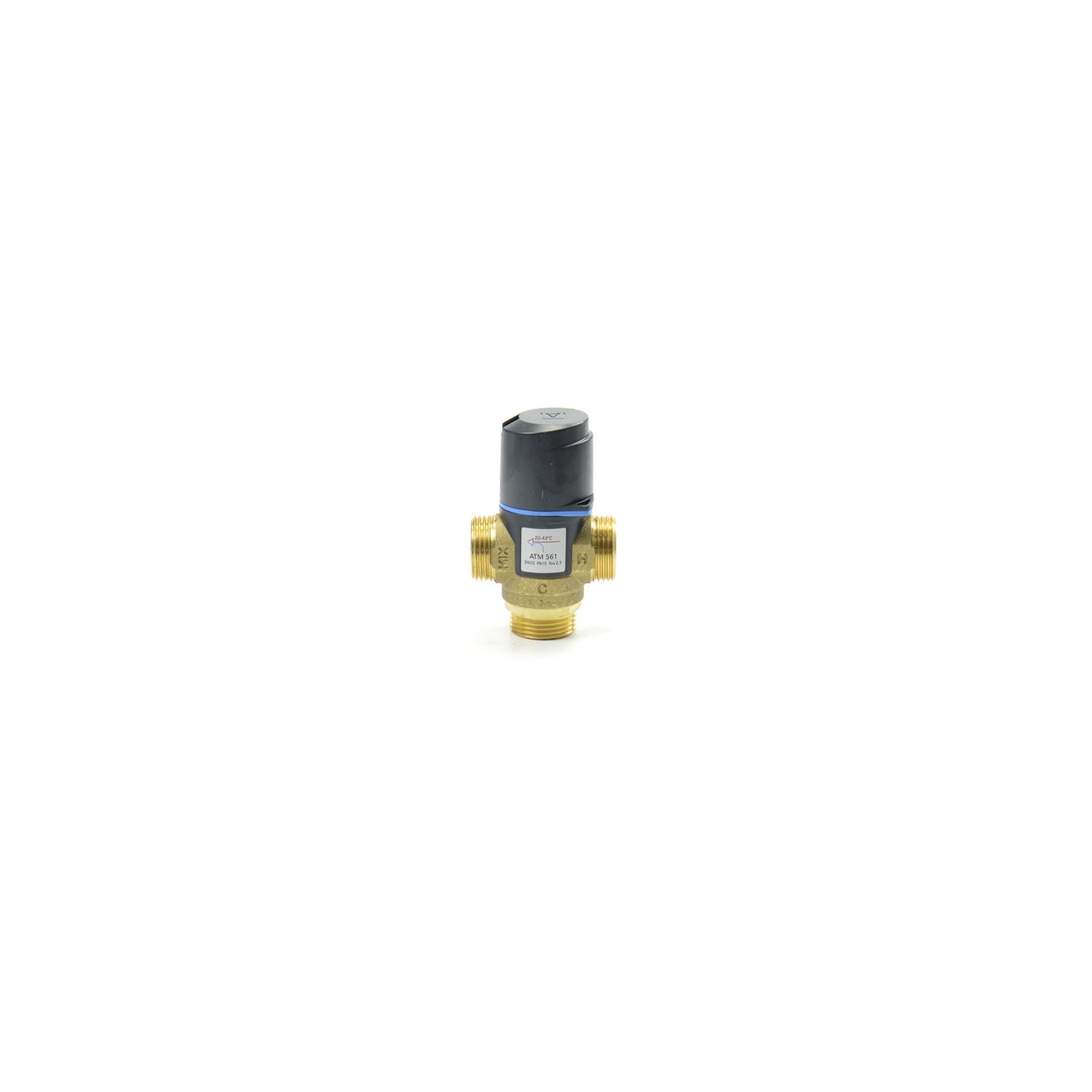 Termostatyczny zawór mieszający ATM 561 DN20 G1" 20÷43°C Kvs 2,5 m³/h