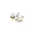 Regulator ciśnienia wersja skośna z manometrem 533251 CALEFFI