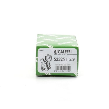 Regulator ciśnienia wersja skośna z manometrem 533251 CALEFFI