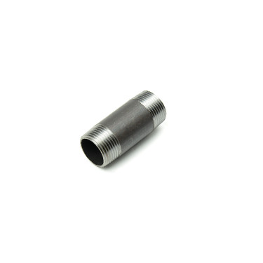 Króćce dwustronnie gwintowane czarne 1 1/2" DN 40 Króćce dwustronnie gwintowane czarne 1 1/2" DN 40