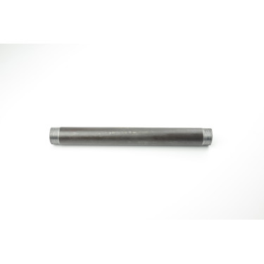 Króćce dwustronnie gwintowane czarne 1 1/2" DN 40 Króćce dwustronnie gwintowane czarne 1 1/2" DN 40